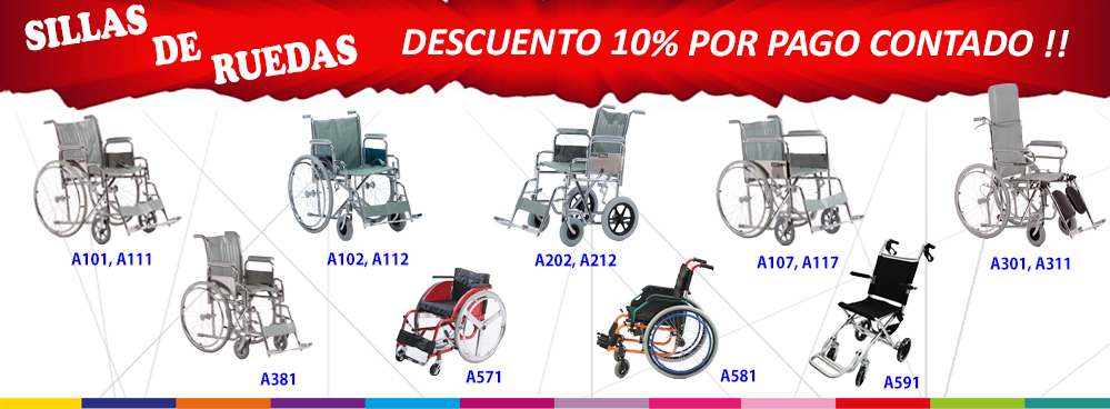 DESCUENTO 10% POR PAGO CONTADO EN SILLAS DE RUEDAS !!! DESCUENTO 10% POR PAGO CONTADO EN SILLAS DE RUEDAS !!!