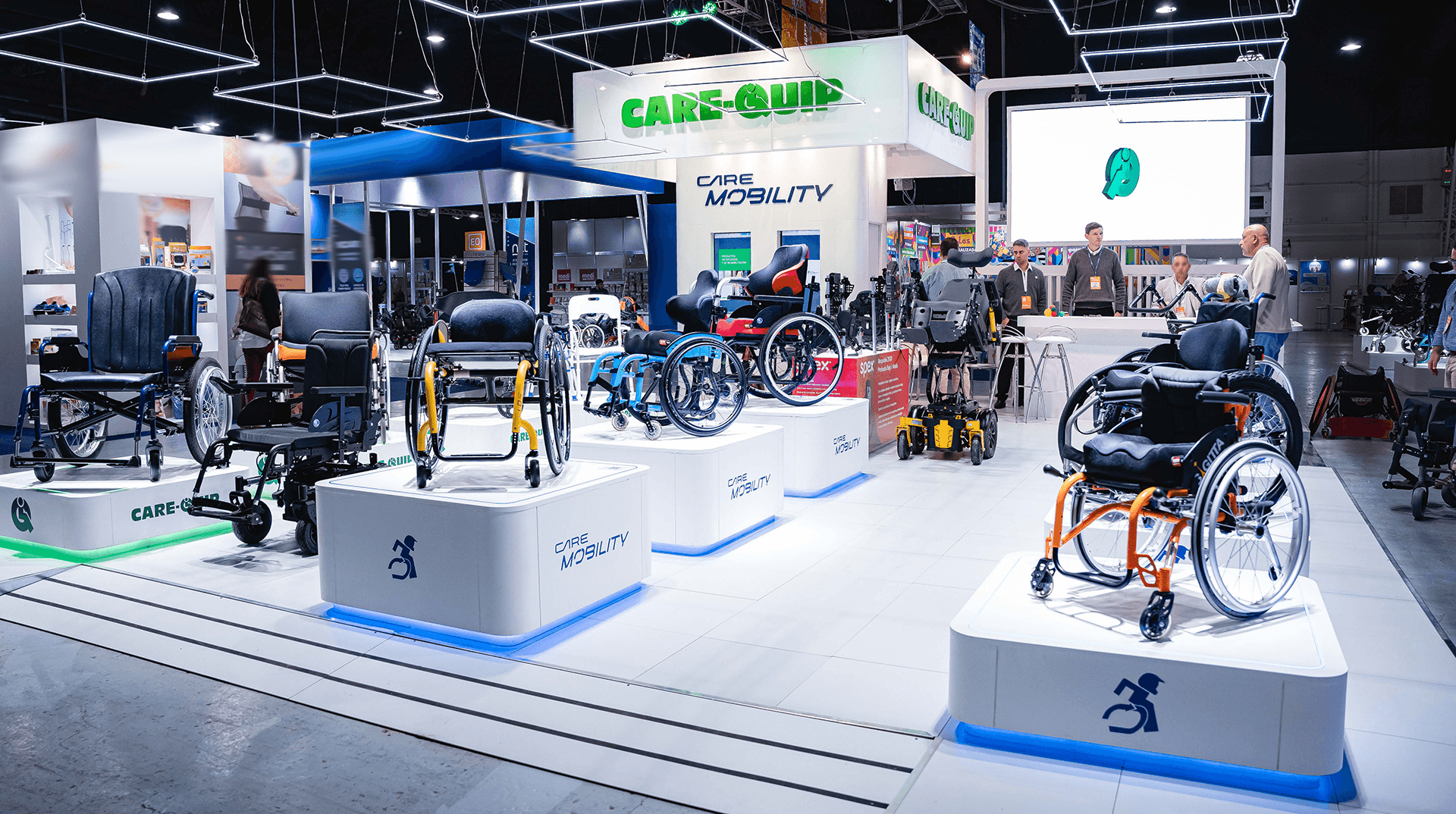 Equipo de Care Mobility en evento